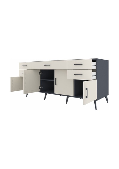 Kronos Konsol Tek Raflı 5 Çekmeceli 4 Kapaklı 176x59x83 Antrasit-aytaşı/aytaşı Aytaşı/aytaşı Kronos Konsol Tek Raflı 5 Çekmeceli 4 Kapaklı 176x59x83 Antrasit-aytaşı/aytaşı Aytaşı/aytaşı