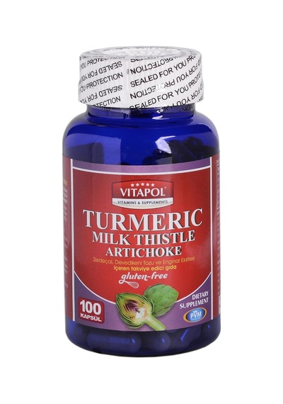 Vitapol Turmeric Milk Thistle Artichoke Gluten Free 2 Kutu