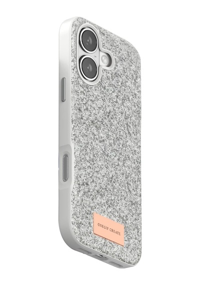 Sptmgldı Onegif Apple Apple iPhone Uyumlu  17 Bright Simli Kapak - Beyaz