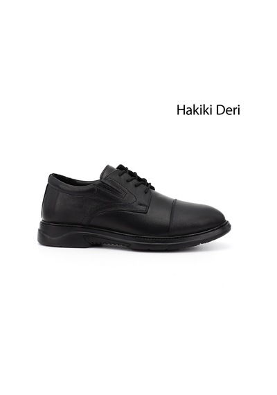 Gönderi(R) Gönderi R Erkek Siyah Bağcıklı Hakiki Deri Klasik Ayakkabı Ddma82242616 Siyah
