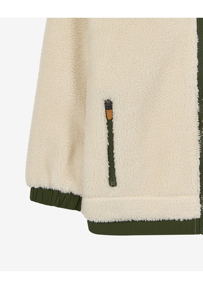 Skechers B Full Zip Pocket Sherpa Büyük Erkek Çocuk Bej Mont Sk2620087-4339