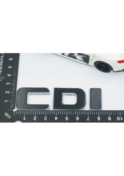 Dk Tuning Cdi Bagaj Gri Siyah Abs Yazı Logo Benz İle Uyumlu