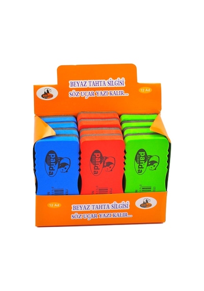 Panda Eva Mıknatıslı Silgi Keçeli-pan657