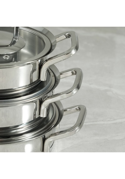 Aryıldız Chef Prestige 6 Parça Sahan Seti Çok Renkli
