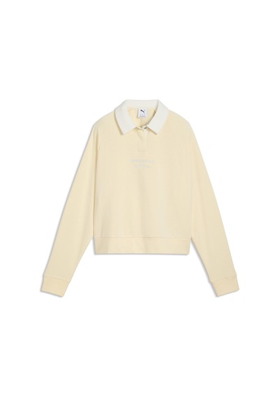Puma Class Polo Kadın Bej Günlük Stil Sweatshirt 69582188