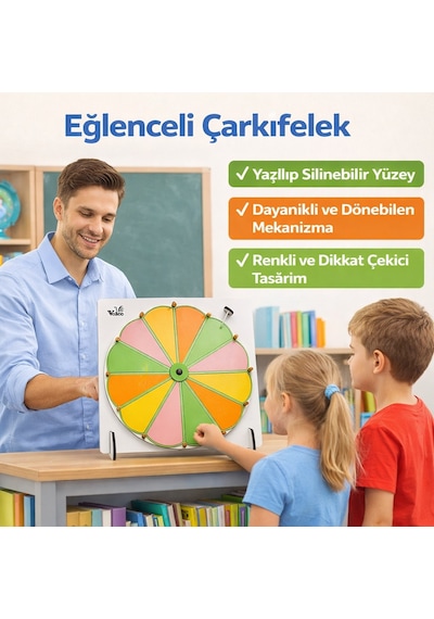 Voleecraft Çarkıfelek Oyunu, Eğitim, Oyun, Eğlence Renkli