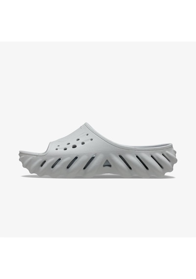 Crocs Echo Slide Unisex Gri Terlik Düz 208170 Gri
