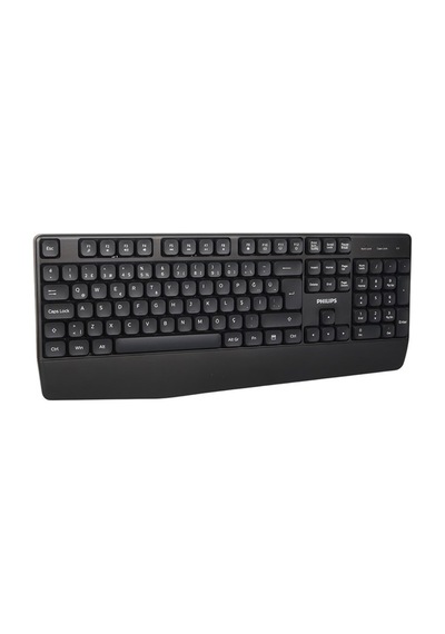 Philips Spk634b Usb Kablosuz Ofis Tipi Siyah Numpadli Türkçe Q Klavye