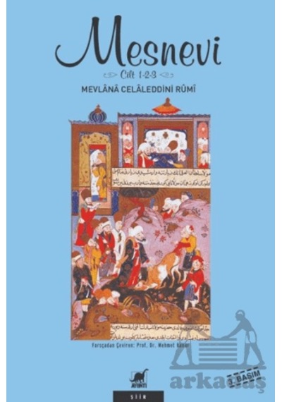 Mesnevi Cilt 1 - 2 - 3 Ayrıntı Yayınları Mevlana Celaleddin Rumi