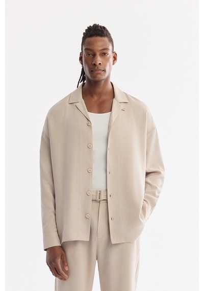 Avva Erkek Bej Klasik Bel Nefes Alan Modal Karışımlı Soft Touch Baggy Fit Pantolon A61y3033 Avva Erkek Bej Klasik Bel Nefes Alan Modal Karışımlı Soft Touch Baggy Fit Pantolon A61y3033