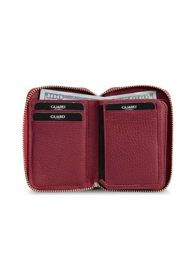 Guard Fermuarlı Kırmızı Deri Mini Cüzdan - Grd2403xw22315 Çok Renkli