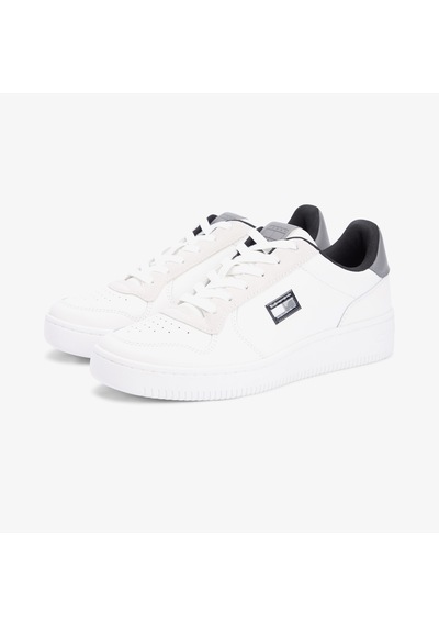 Tommy Hilfiger Retro Basket Erkek Beyaz Spor Ayakkabı Em0em01681 2800324