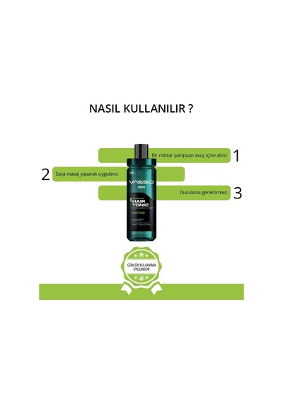 Saç Toniği Tüm Saç Tipleri İçin Besleyici Cool Fresh 260 Ml Diğer