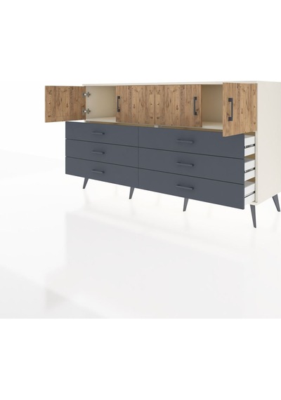 Hyperion Konsol 2 Raflı 6 Çekmeceli 4 Kapaklı 176x44x99 Aytaşı-çam/antrasit Aytası/atlas Çam - Aytası Hyperion Konsol 2 Raflı 6 Çekmeceli 4 Kapaklı 176x44x99 Aytaşı-çam/antrasit Aytası/atlas Çam - Aytası