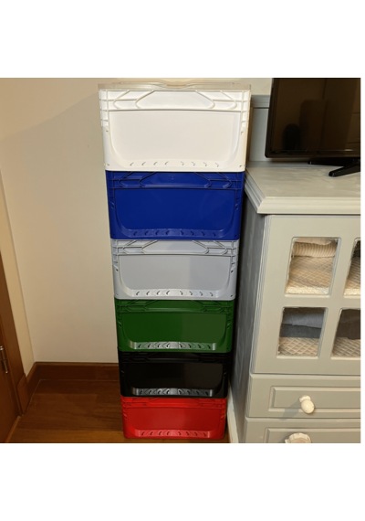 Alpbx 1.kalite Şeffaf Plastik Kasa 40x30x22 Cm - Kutu 21 Litre