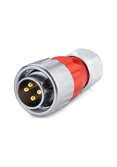 Dh-20-c04pe-03-001 4-pin Su Geçirmez Konnektör - Erkek