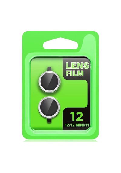Newface Apple İphone 12 Mini Raze Metal Kamera Lens - Yeşil