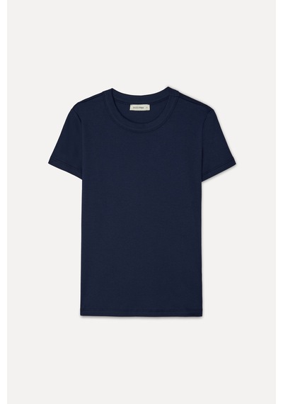 Mudo Kadın Kadın Lacivert Bisiklet Yaka T-shirt 1272895