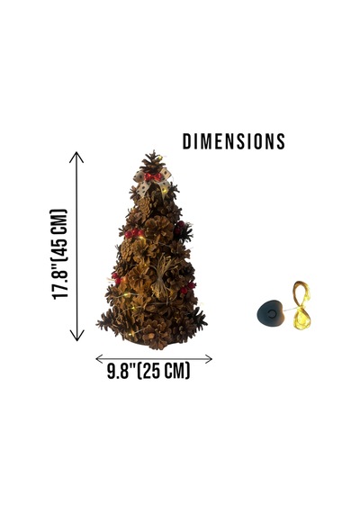 Kozalak Yılbaşı Çam Ağacı 40 Cm