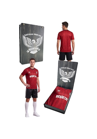 Beşiktaş Lisanslı Umbro Siyah-kırmızı Set Forma Lazer Kutu