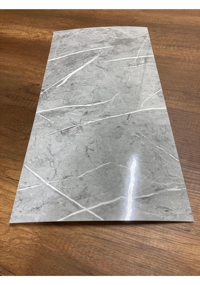 Ukab Dekor 20 Adet 30x60 Cm Gri Mermer Desenli Kendinden Yapışkanlı Esnek Köpük Pvc Panel Gri 30 X 60