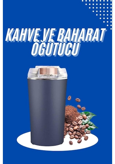 Yeni Nesil Kahve Ve Baharat Öğütücü Paslanmaz Çelik Kahve Değirmeni Renkli