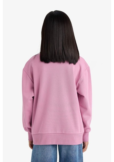 Defacto Kız Çocuk Relax Fit Bisiklet Yaka Basic Düz Sweatshirt A2797a825aupn455 Pembe Defacto Kız Çocuk Relax Fit Bisiklet Yaka Basic Düz Sweatshirt A2797a825aupn455 Pembe