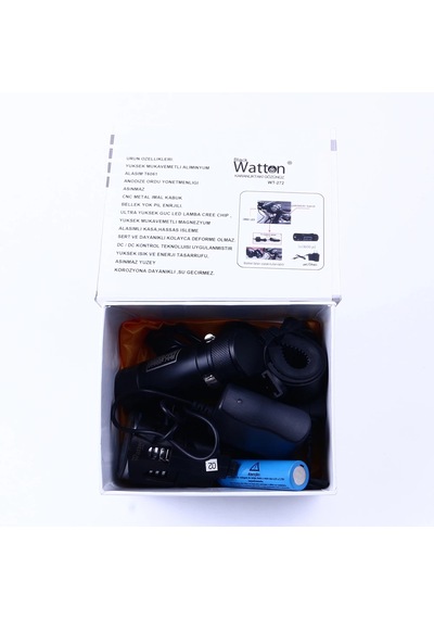Black Wt-272-profesyonel Bisiklet Lambası 1