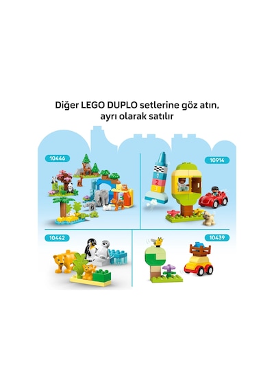LEGO® DUPLO® Yeşil Yapım Plakası 10460 - 18 Ay ve Üzeri Küçük Çocuklar İçin Yaratıcı Oyunları Teşvik Eden Sergileme Zemini