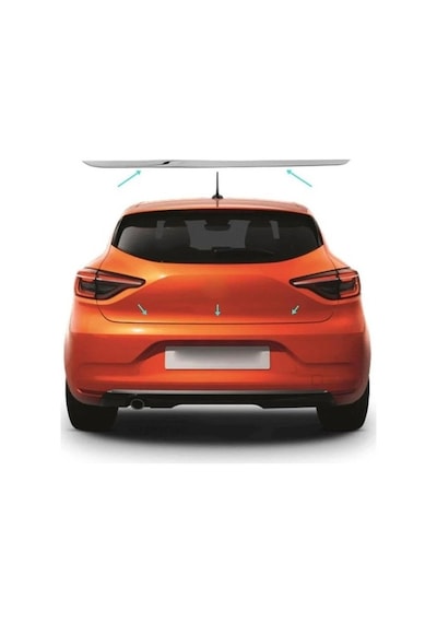 Renault Clio 5 Formlu Krom Bagaj Alt Çıta 2020 Ve Üzeri Paslanmaz