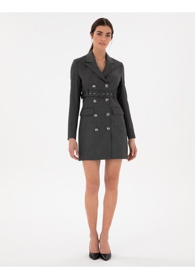 Pierre Cardin Kadın Antrasit Elbise Dokuma 50292211-vr006 Antrasit