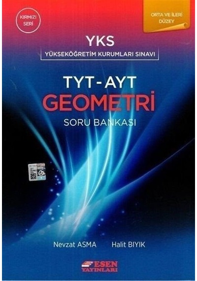 TYT-AYT Geometri Soru Bankası Kırmızı Seri  -  Nevzat Asma  -  Esen Yayıncılık