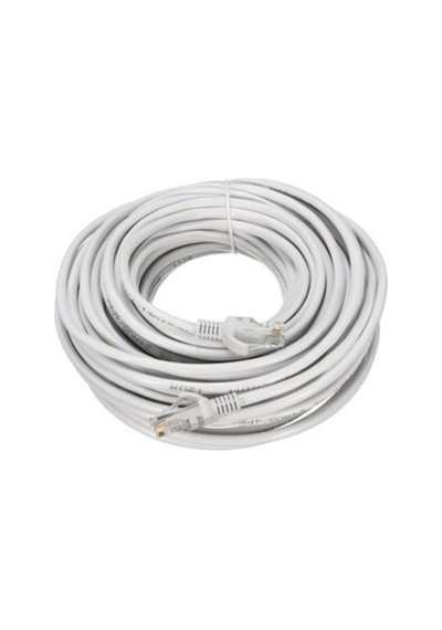 Cat6 Modem Tivibu Arası Ethernet Internet Kablo Hazır Pressli Fabrikasyon 15 Mt
