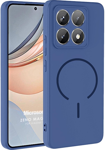 Microsonic Xiaomi 14t Pro Kılıf Zeno Magsafe Lacivert -