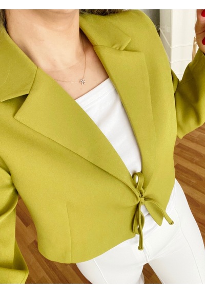 İlayla Yeşil Blazer Ceket