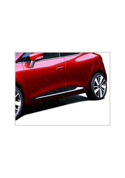 Renault Clıo 4 Krom Formlu Yan Kapı Çıta 4prç P.çelik 2012-2019