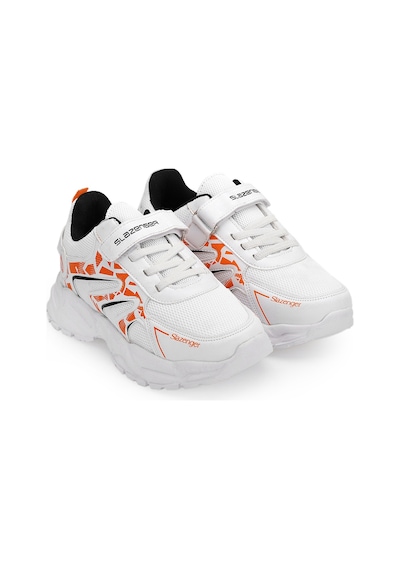 Slazenger KANNER Çocuk  Beyaz / Turuncu Günlük Spor Ayakkabısı
