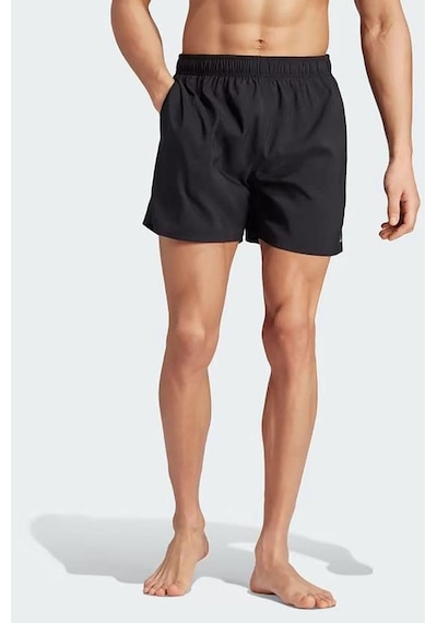 Adidas Solid Clx Short Length Deniz Şortu Siyah Ia5390