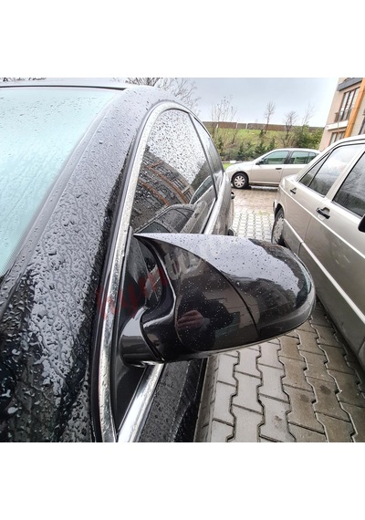 Volkswagen Passat B6 Batman Yarasa Ayna Kapağı Piano Black / 2005-2010