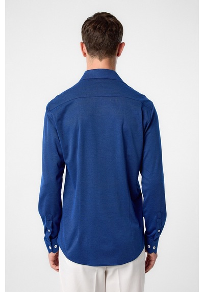 Antioch Slim Fit Erkek Gömlek İndigo