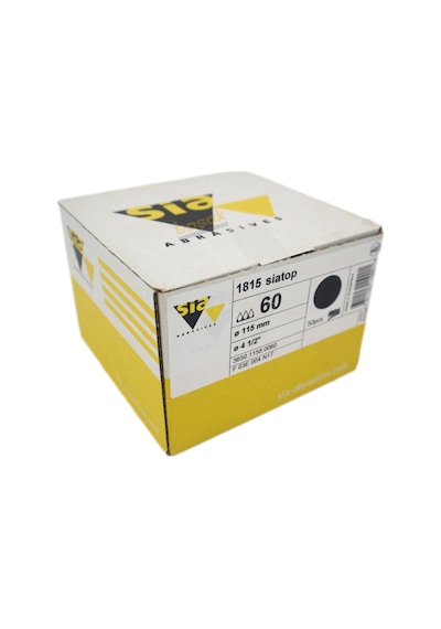 Sia 1815 Siatop 115 Mm 60 Kum Deliksiz Zımpara Kağıdı 50'li