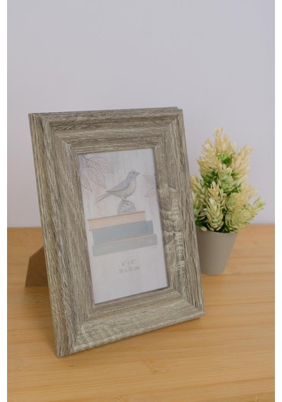 Digithome Dekoratif Mdf Resim Fotoğraf Çerçevesi 10x15 Gri Thn76078 C1-1-18
