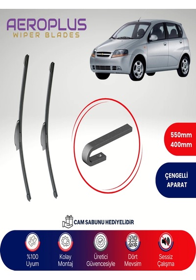 Aeroplus Chevrolet Aveo Muz Silecek Takımı 2006-2011