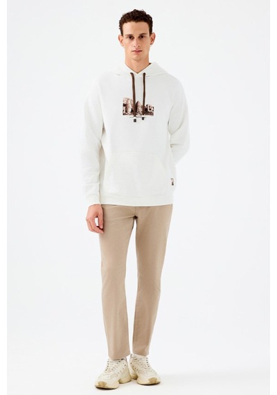 Loft Erkek Sweatshirt Lf2041592 BEYAZ