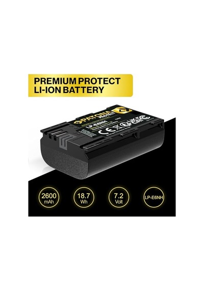 Patona Protect V1 Lp-e6nh Pil 2250 Mah 16.2 Wh 7.2v Kaliteli Pil, Ntc Sensörlü Ve V1 Muhafazalı, Akı Sku: Smgstk8dbaa3a3e4