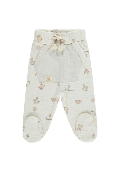 Pierre Cardin Retro Toyz Empirme Patikli 1-9 Ay Tek Alt Bebe - Ekru