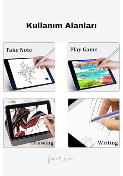 Fuchsia Matepad 11.5 Uyumlu Dokunmatik Ekran Uyumlu 2 İn 1 Tablet Kalemi Diğer