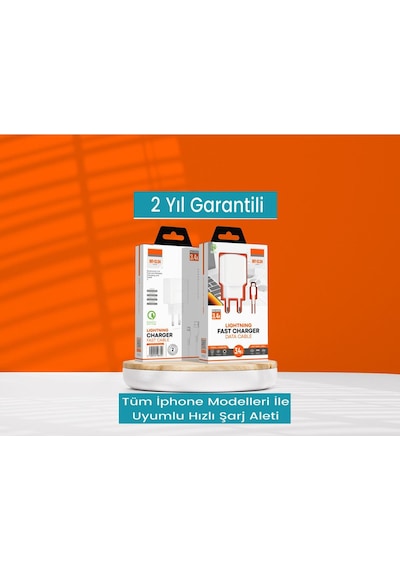 Apple Uyumlu iPhone 6 7 8 X 11 12 13 14 Tüm Serilerle  Hızlı Şarj Aleti 22.5w Turbo Sarj