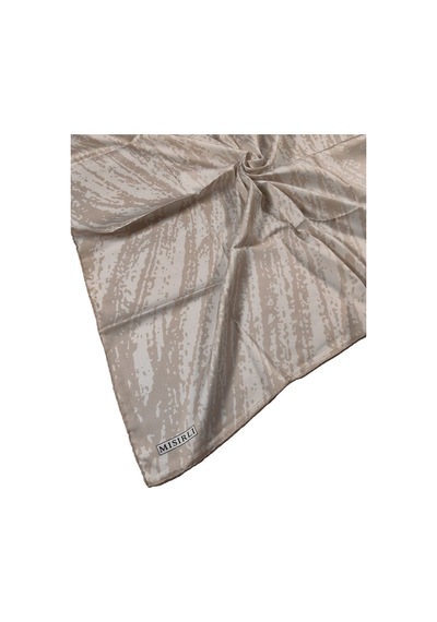 Mim Eşarp Mısırlı Eşarpları Silky Cocoon Twill Sport Eşarp Krem
