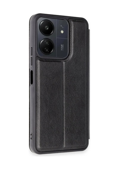 Uryport Xiaomi Redmi 13c Kılıf Flip Cover - Siyah